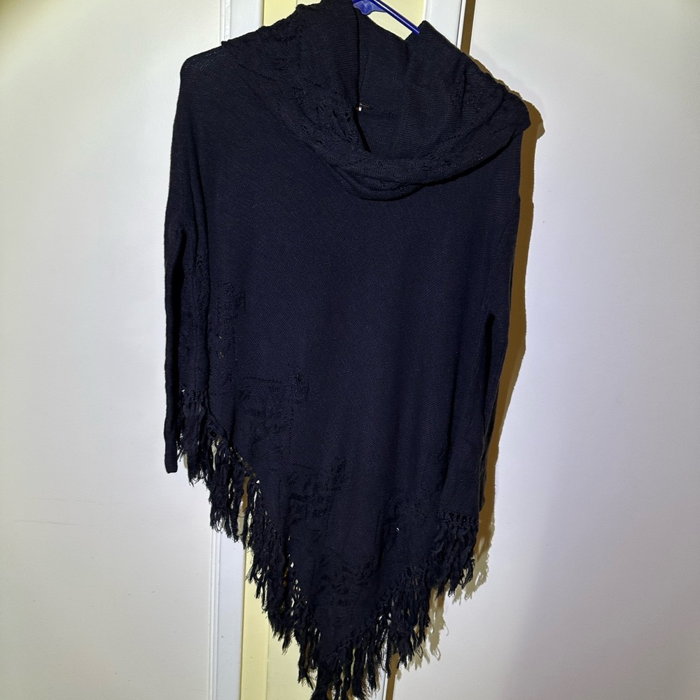 Free People sweater/poncho. Super cute style!